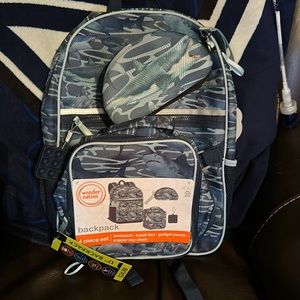 Wonder nation backpack shark design